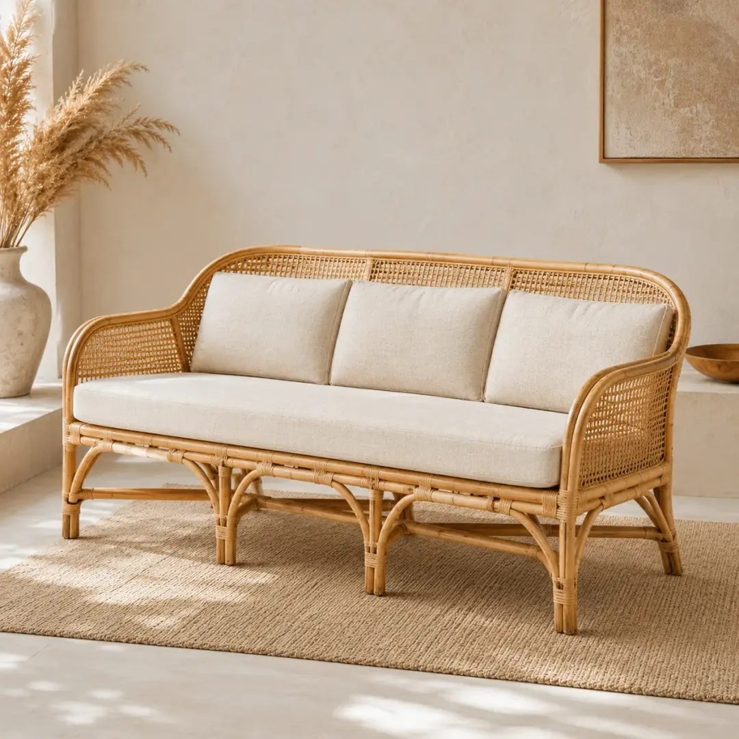 Furniture rotan untuk proyek hospitality